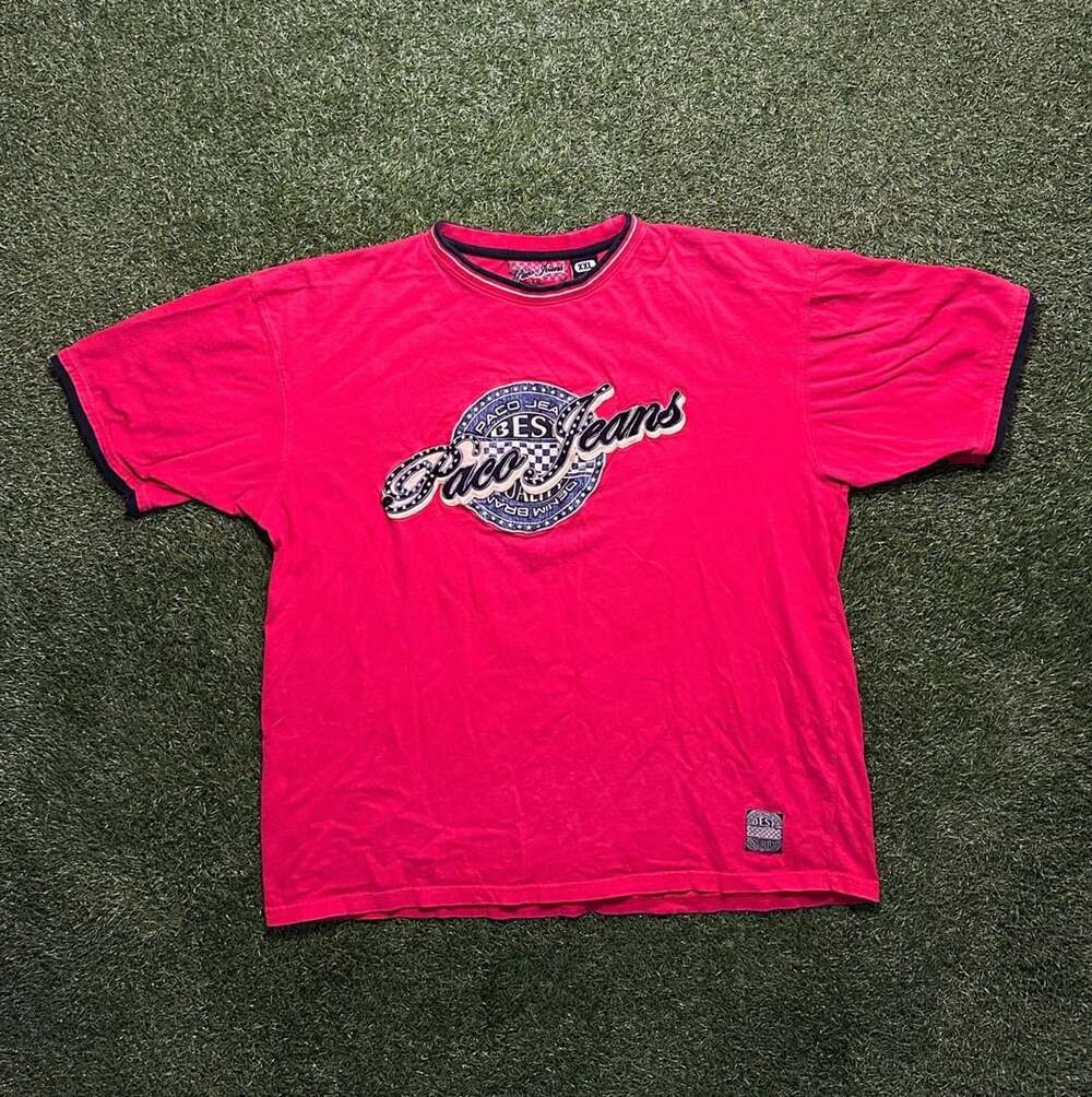 Vintage 1990s Paco Jeans Embroidered Tee.